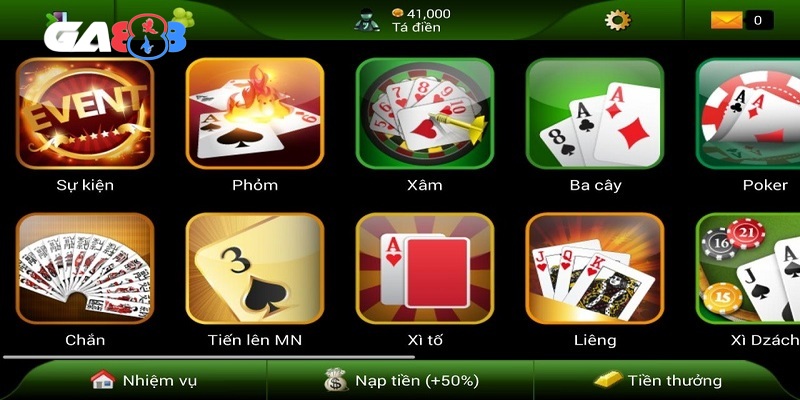 Chuyên mục với kho game đồ sộ đảm bảo chất lượng cao